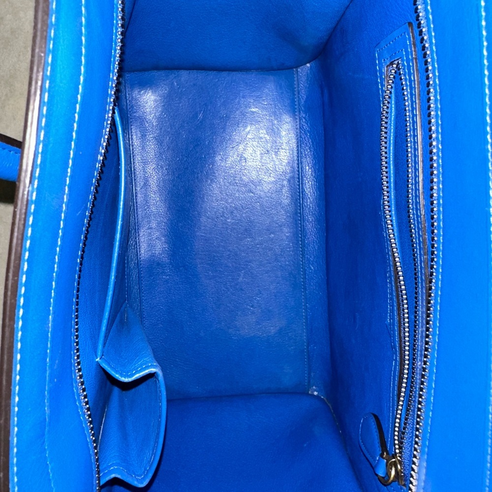 Celine Cobalt Blue Luggage Bag - Picture 3 of 9